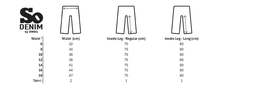 AWDis_-_Womens_Jeans_SD025_-_Size_Guide_Logo