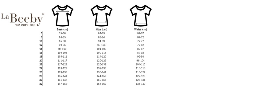 La_Beeby_Clara_Tunic_Size_Guide_Logo