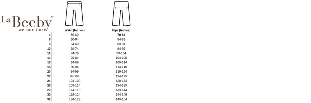 La_Beeby_Ila_Culotte_Trouser_Size_Guide_Logo