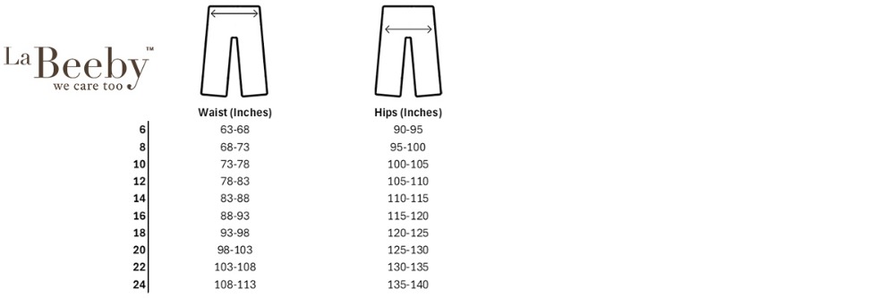 La_Beeby_Ivy_Culotte_Trouser_Size_Guide_Logo