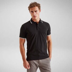 Asquith & Fox Mens Short Sleeve Tipped Polo Shirt