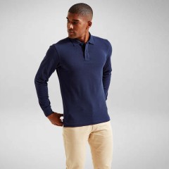 Asquith & Fox Long Sleeve Polo Shirt
