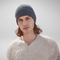 Beechfield Organic Cotton Engineered Patch Beanie
