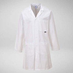 Portwest Unisex Standard Three Pocket Cotton Lab Coat