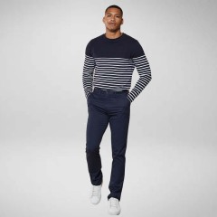 Front Row & Co Mens Stretch Chinos