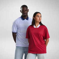 AWDis Unisex Short Sleeve Retro Sports Jersey
