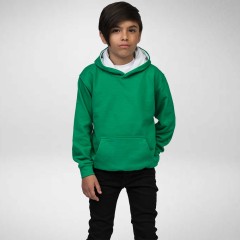 AWDis Kids Contrast Hoodie