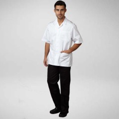 Grahame Gardner Mens Zip Front Tunic With Epaulette Loops