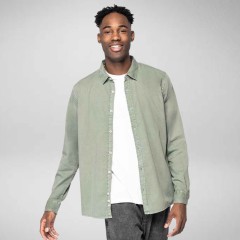 Native Spirit Mens L/S Washed Organic Shirt