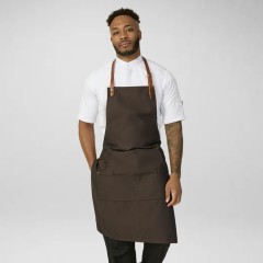 Oliver Harvey Kangaroo Pocket Bib Apron With Adjustable Leather Strap