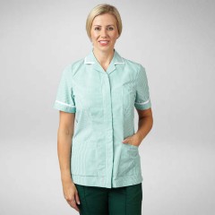 Grahame Gardner Womens Zip Front Stripe Tunic