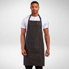 Premier Denim Colours Adjustable Bib Apron with Pocket