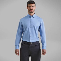 Premier Mens Long Sleeve Supreme Oxford Shirt