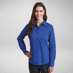 Premier Womens Long Sleeve Colours Poplin Blouse