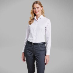 Premier Womens Long Sleeve Recyclight Poplin Blouse