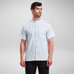 Premier Recycled Mandarin Collar Chefs Shirt