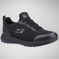 Skechers Womens Squad Wide Work Trainers