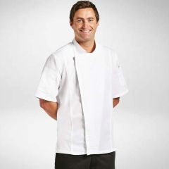 Chef Works Mens Short Sleeve Springfield Chef Jacket