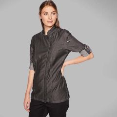 Chef Works Womens Roll Sleeve Gramercy Chef Jacket