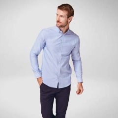 Henbury Mens Long Sleeve Oxford Shirt
