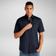Kustom Kit Mens Short Sleeve Workplace Oxford Shirt