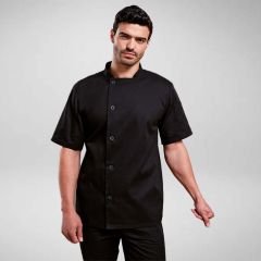 Premier Unisex Short Sleeve Essential Chef Jacket