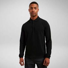 Premier Essential Unisex Long Sleeve Work Wear Polo Shirt