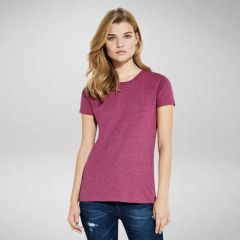 Continental Clothing Womens Short Sleeve Melange T-Shirt