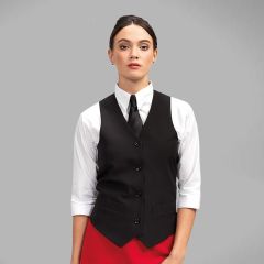 Premier Womens Polyester Lined Waistcoat