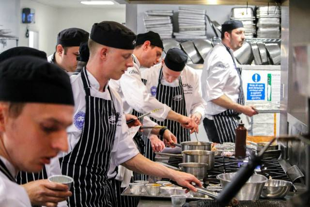 CH&Co Catering Chefs in action