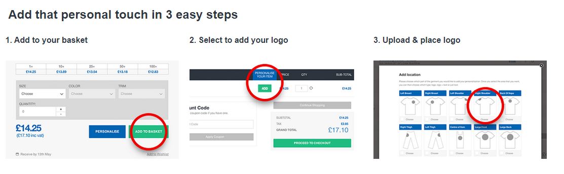 step by step guide personalisation tool