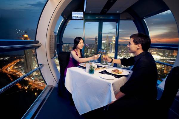 Sky Dining at Faber Peak, Singapore Flyer